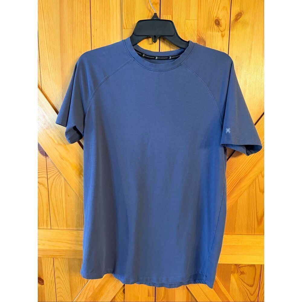 Kenneth Cole Men’s Blue Short Sleeve Crew Neck Active T Shirt Size Small (7138)